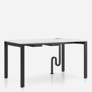 Bürotisch grau Bürotische Schreibtisch Büro Nowy Styl SQart