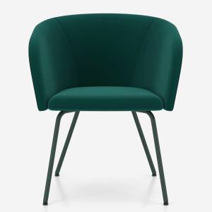 Loungesessel grün Sessel Lounge Besucherstuhl Nowy Styl Naudu