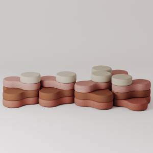 Modulares Sitzsystem Nowy Styl Tapa für informelle Büro- und Aufenthaltsbereiche
