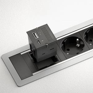 Internetverbindung Stromversorgung Bildschirmanschluss Bachmann CM MINI PORT REPLIKATOR