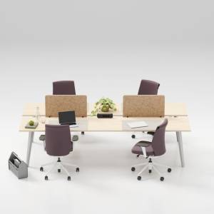 Team-Tisch Büro Team-Tische Teamwork Vitra Joyn 2 Touchdown
rechteckige Tischplatte
