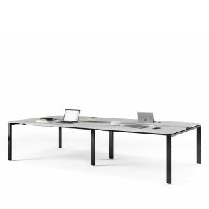 Gruppenarbeitsplatz Büro Team-Tisch Besprechungstisch Team-Tische Besprechungstische Konferenztisch Assmann Büromöbel Solos Bench Tische