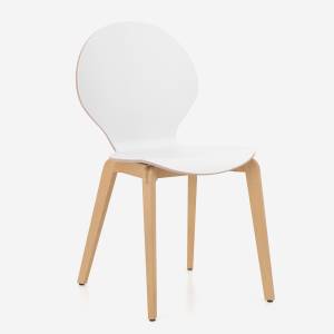 Besucherstuhl Holz Besucherstühle günstig Konferenzstühle Cafeteria Stühle Nowy Styl Cafe LGW