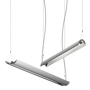 Büro Deckenlampen Design Längliche Pendelleuchten Design LED Büroleuchte Belux, UPDOWN