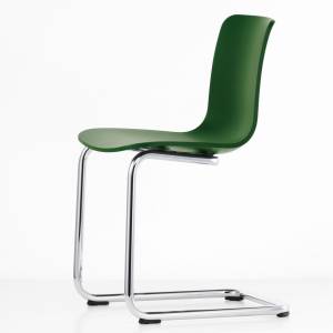 Freischwinger grün Besucherstuhl Kunststoff Besucherstühle Vitra HAL RE Cantilever