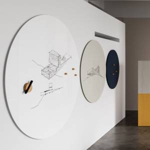Whiteboard Glas Glastafel Chat Board Orbit