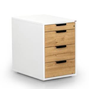 Container Holz Korpus weiss Bürokorpus Büro Zemp PURA Unterstellkorpus