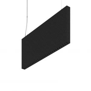 akustik Pendelleuchte schwarz Pendelleuchten Hägende Akustikelemente Glamox Luxo FX45 SILENCE