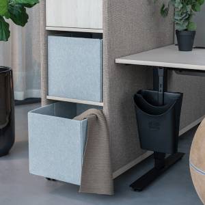 Hellgraue Box Götessons Stoffbox