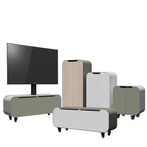 Büroschrank mit Flügeltüren Rollschrank Rollcontainer Febrü CoWorker