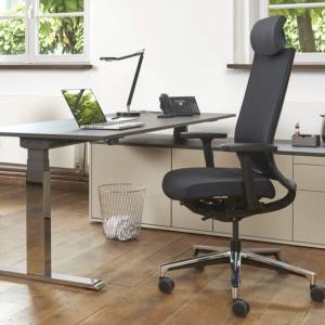 Büro Drehstuhl Bürostuhl schwarz Bürodrehstuhl, Febrü, Febrü∙One