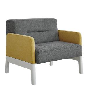 Loungesessel grau Lounge ophelis ophelis docks Sessel
