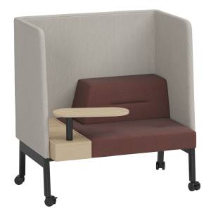 Loungesessel mit Rollen Sessel Lounge ophelis docks mobil Einsitzer