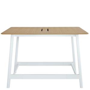 Team-Tisch gross Team-Tische Konferenztisch Holz Stehtisch ophelis docks Stehbenches