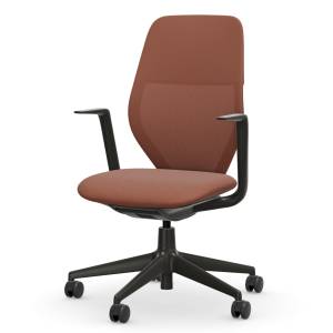 Bürodrehstuhl braun Bürodrehstühle Netzgewebe Drehstuhl Büro Drehstühle mit Armlehnen Vitra ACX Mesh