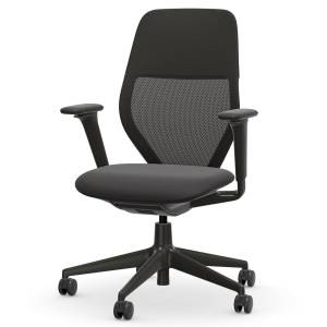 Bürodrehstuhl schwarz Bürodrehstühle Netzgewebe Drehstuhl Büro Drehstühle mit Armlehnen Vitra ACX Light