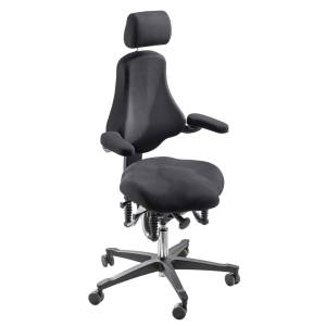 Bürodrehstuhl schwarz Drehstuhl Büro Drehstühle ergonomisch Bürostuhl Haider Bioswing oneUp
mit Kopfstütze