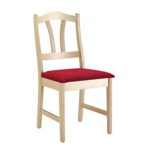 Besucherstuhl Holz Besucherstühle rot Stuhl NC Nordic Care Erik