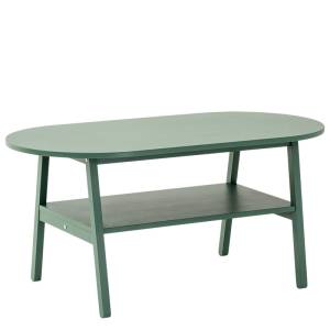 Beistelltisch grün Beistelltische Holz Kaffeetisch NC Nordic Care Nivå coffee table
ovale Tischplatte