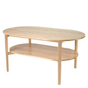 Beistelltisch Holz Beistelltische oval Couchtisch NC Nordic Care Maja