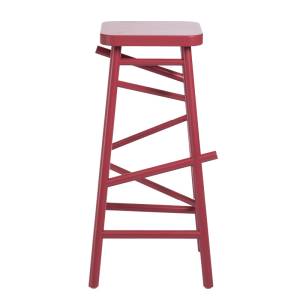 Barstuhl rot Barhocker Holz Barstühle NC Nordic Care Plockepinn