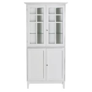 Vitrine grau Türschrank NC Nordic Care Ellinor