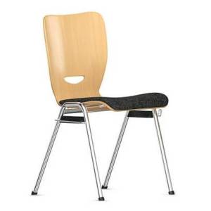 Besucherstuhl Holz Besucherstühle stapelbar Vierbeinstuhl VS WD-39