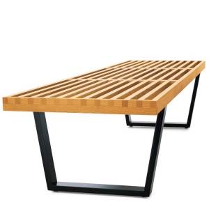 Bank Holz Beistelltisch vitra, Nelson Bench
