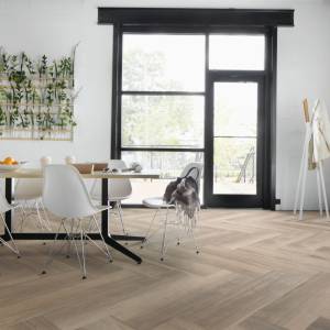 Elastische Bodenbeläge Büro Bodenbelag LVT Interface Luxury Vinyl Tile - Northern Grain