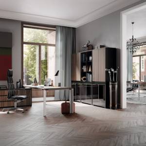Chefbüro Direktionseinrichtungen Management Büromöbel Palmberg MANAGEMENTBÜRO