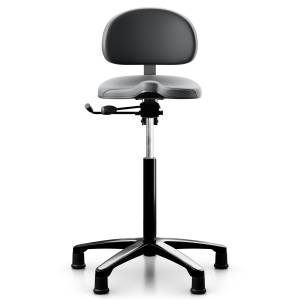 Ergonomischer Bürostuhl schwarz Schreibtischstuhl ergonomisch, Flokk, RH Support