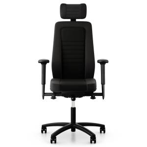 Ergonomischer Bürostuhl schwarz Bürodrehstuhl ergonomisch Büro RH Focus