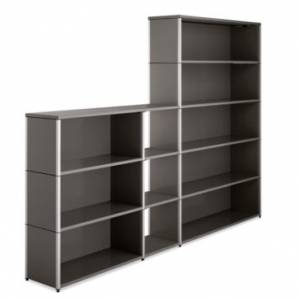 büro schrank dunkel modular Büroschrank, Embru, eQ Regalmodul