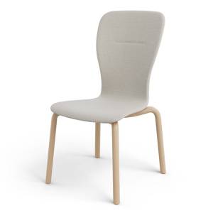 Stapelstuhl grau Besucherstuhl stapelbar Besucherstühle Holz Brunner feel