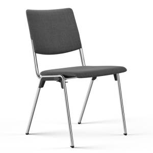 Stapelstuhl schwarz Stapelstühle Grossraumstuhl stapelbar Besuchesrstuhl Brunner hero plus flex