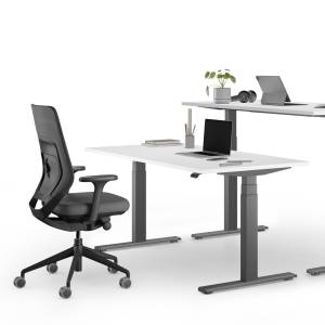 höhenverstellbarer Schreibtisch Büro Schreibtische Home Office Schreibtisch Bürotisch FM Büromöbel fm fouraction