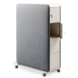 Schliessfachschrank auf Rollen Locker akustik Pillow Space Schliessfächer