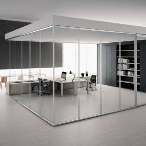 Raumhohe Trennwaende Glastrennwand Citterio, Vision