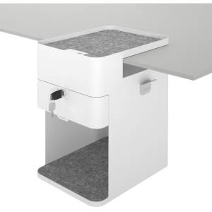 Bürotisch Zubehör Desktop Schublade weiss Bento® desktop locker 500