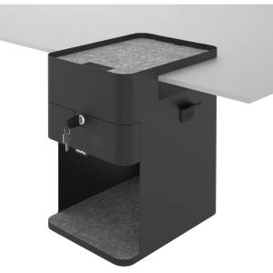 Bürotisch Zubehör Desktop Schublade schwarz Bento® desktop locker 503