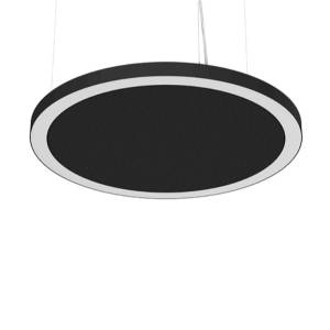 Pendelleuchte akustik Pendelleuchten schwarz Büro Akustikleuchten Glamox Luxo FX65 FLOW SILENCE