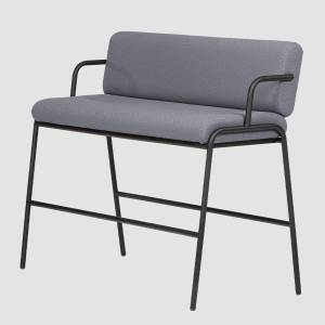 Double Bench grau Sitzbank Lounge Sitzbänke gross Bene Casual Bench High