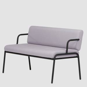 Double Bench grau Sitzbank Lounge Sitzbänke gross Bene Casual Bench low
