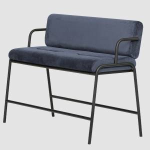 Double Bench blau Sitzbank Lounge Sitzbänke gross Bene Casual Bench medium
