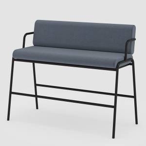 Bank grau höhe Bänke Lounge Sitzmöbel Double Bench Bene CASUAL Outdoor Bench High