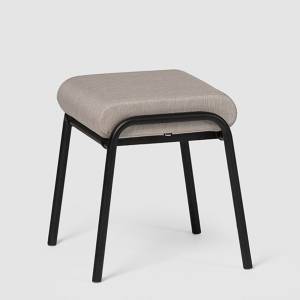 Polsterhocker grau Bene CASUAL Outdoor Stool low