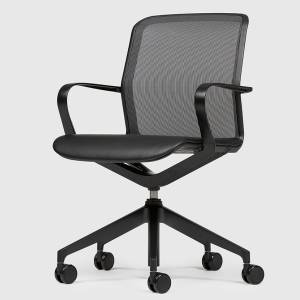 Bürodrehstuhl schwarz Bürodrehstühle  Netzgewebe Bürostuhl mit Armlehnen, Bene, Filo Chair