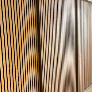 Wandabsorber Holz Akustik Schiebewand Holzoptik Akustik & Innovation LinePerf