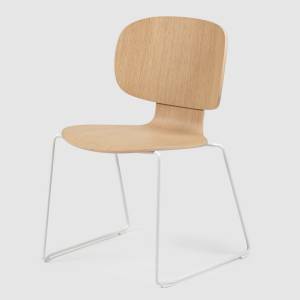 Besucherstuhl Holz Besucherstühle Cafeteria Stuhl stapelbar BENE STUDIO Chair