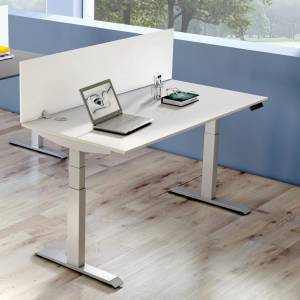 höhenverstellbarer Schreibtisch Bürotisch höhenverstellbar Kerkmann Steh-/Sitztisch Move 4